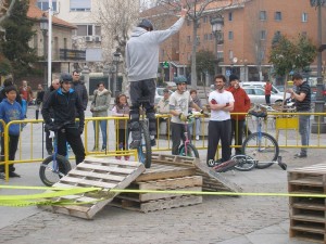 Quedada de monociclistas en Torrelodones