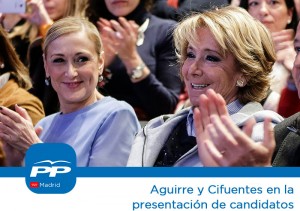 Cristina Cifuentes y Esperanza Aguirre (Imagen: Partido Popular de Madrid)