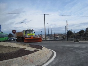 Quitanieves en Torrelodones (Foto: Archivo 5-2-2012)